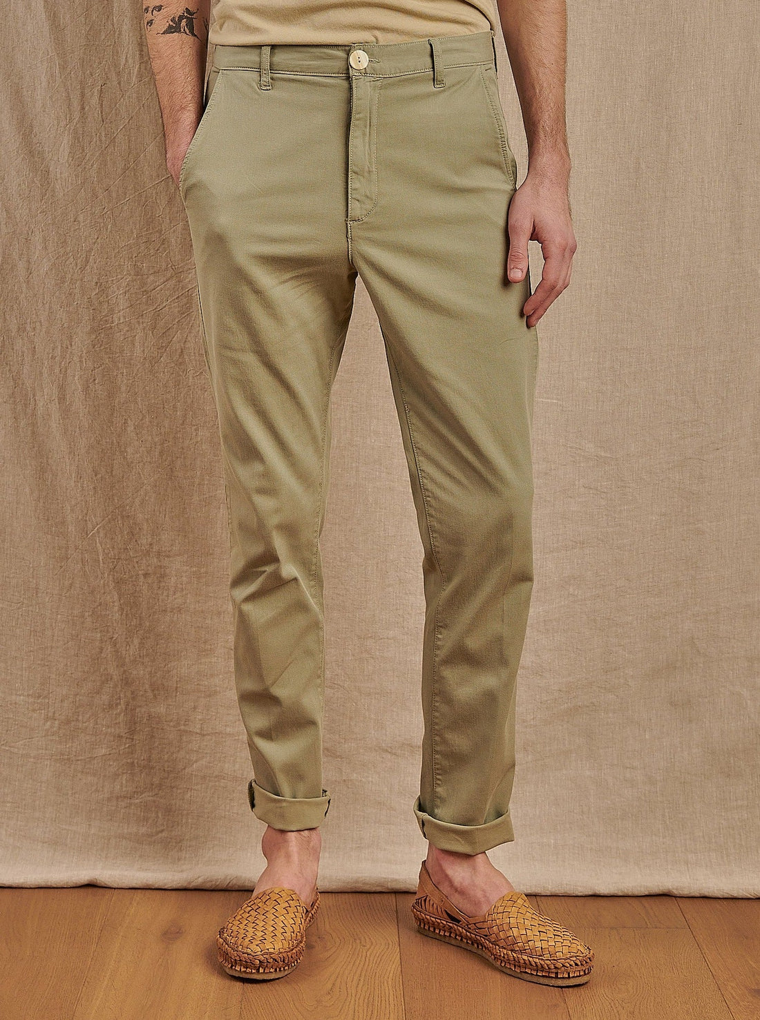Men's Skye Trouser in Garment Dyed Japanese Twill - Final Sale