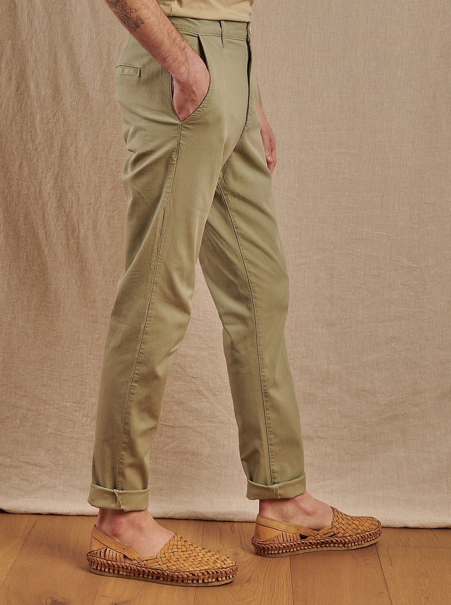 Men's Skye Trouser in Garment Dyed Japanese Twill - Final Sale