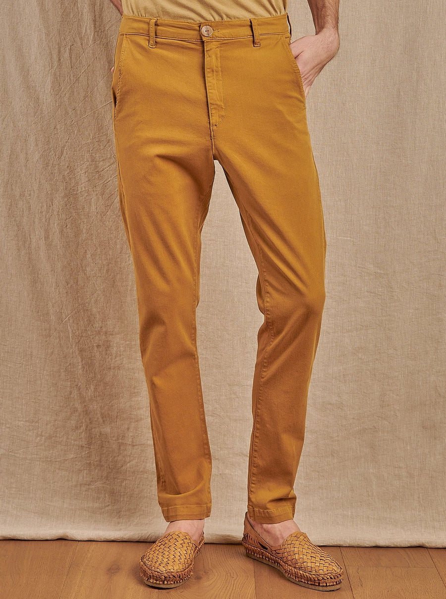 Men's Skye Trouser in Garment Dyed Japanese Twill - Final Sale