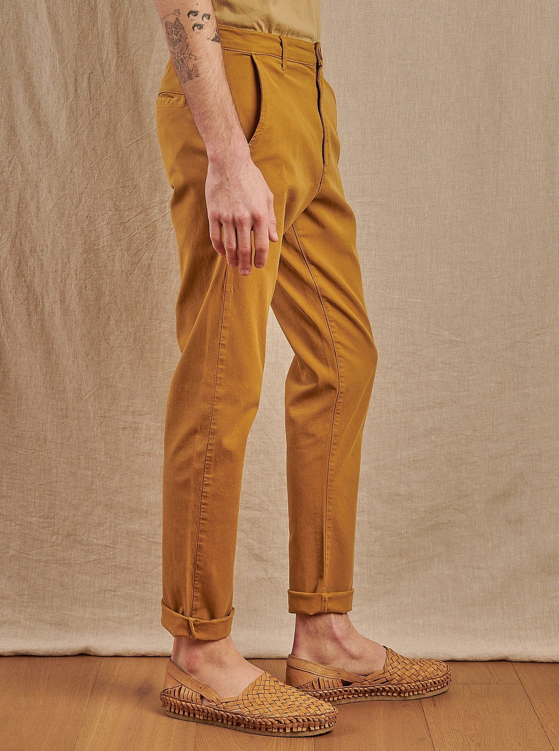 Men's Skye Trouser in Garment Dyed Japanese Twill - Final Sale