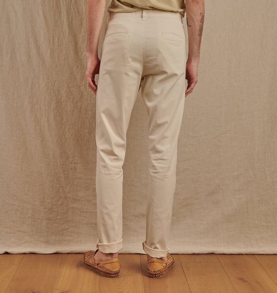 Men's Skye Trouser in Garment Dyed Japanese Twill - Final Sale