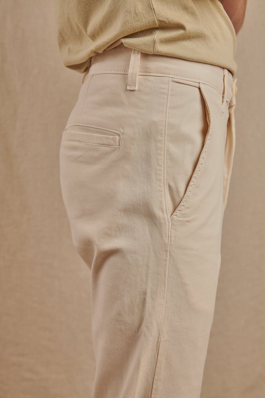 Men's Skye Trouser in Garment Dyed Japanese Twill - Final Sale