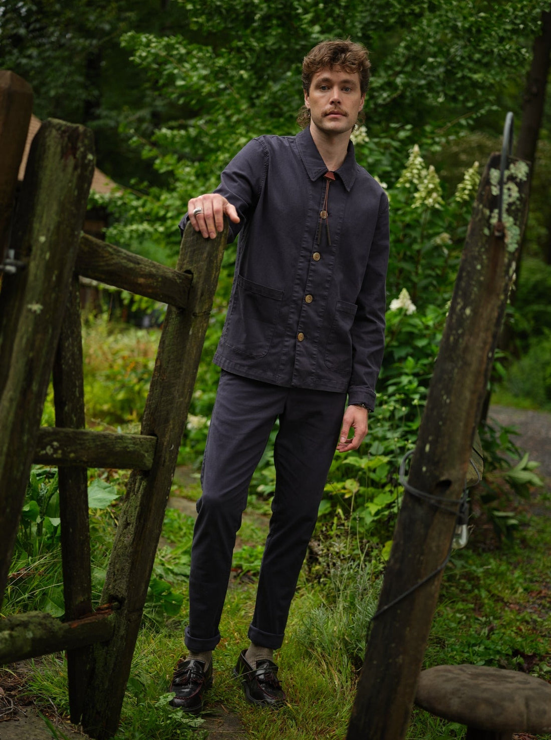Men's Skye Trouser in Garment Dyed Japanese Twill - Final Sale