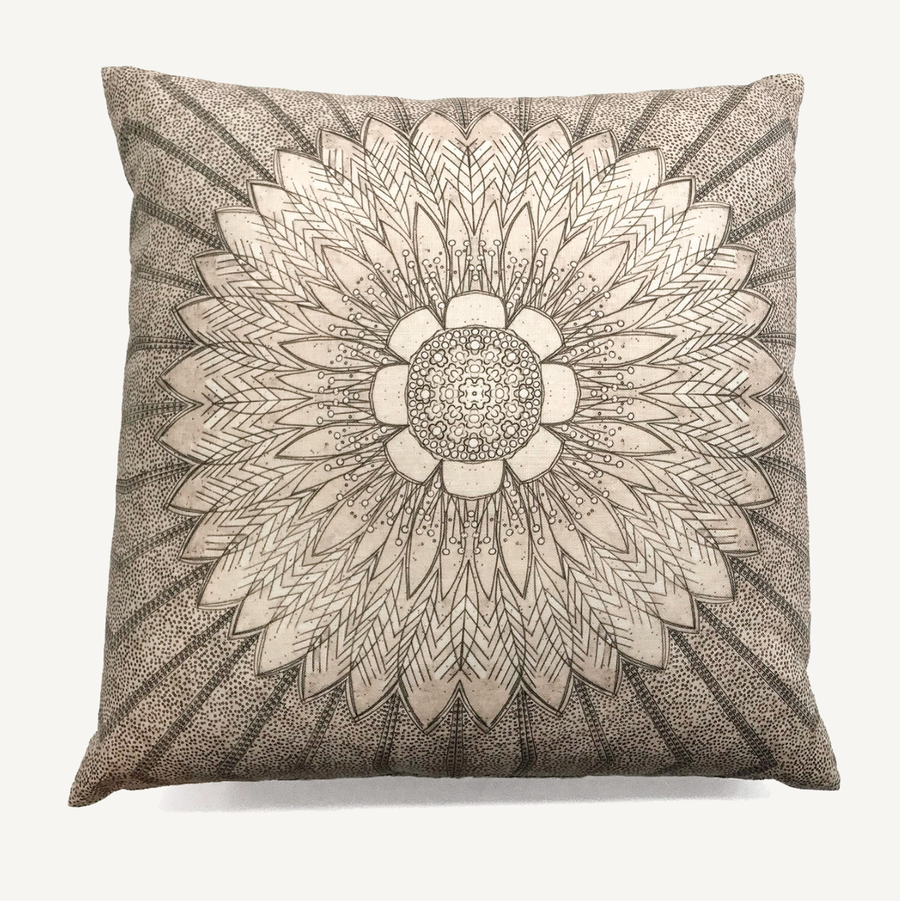 Sunflower Radiance Reversible Pillow 20"x20"