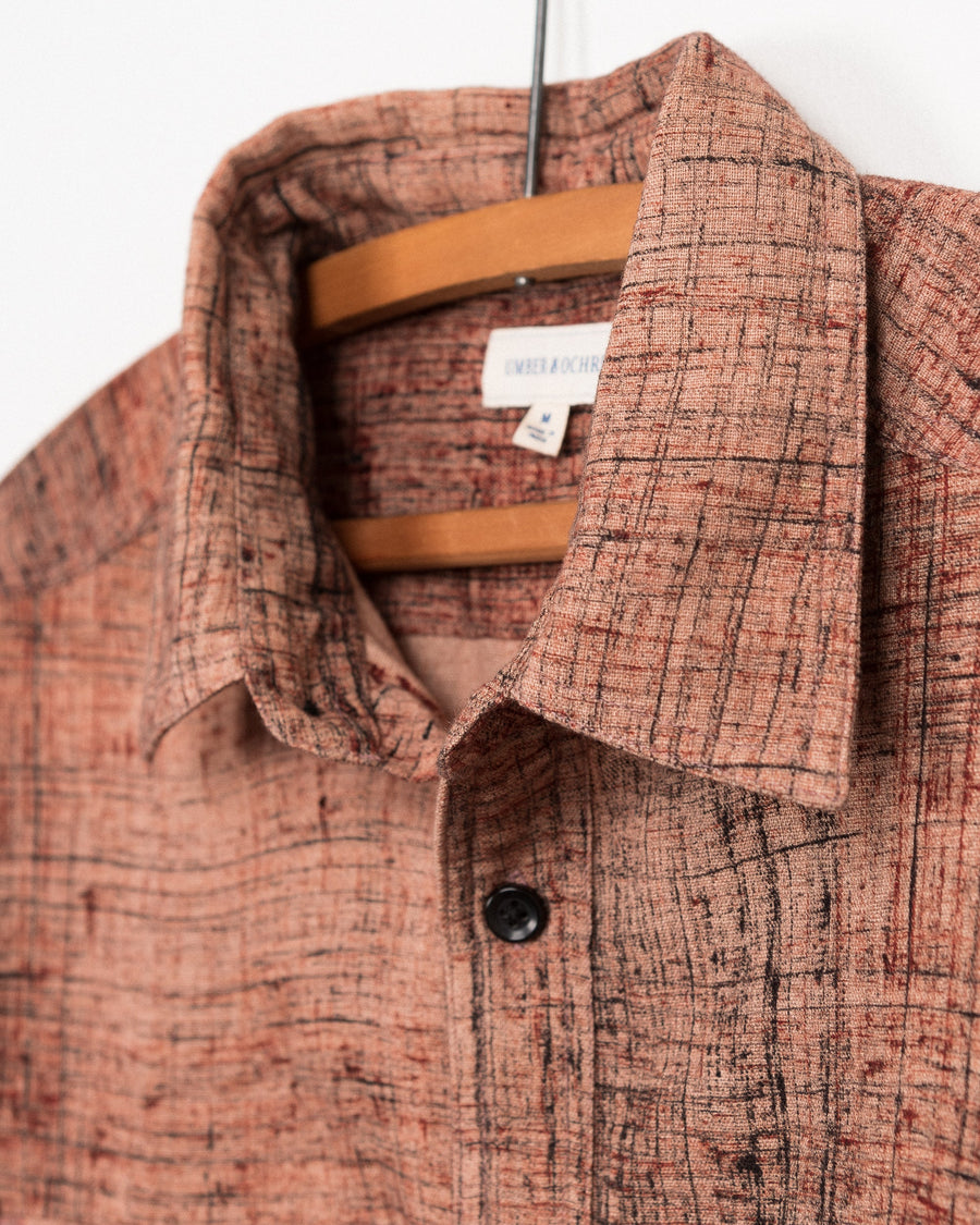 Mazadoor Work Shirt in Pomegranate Brushed