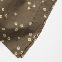 Scarf in Sage Dot Bandhani