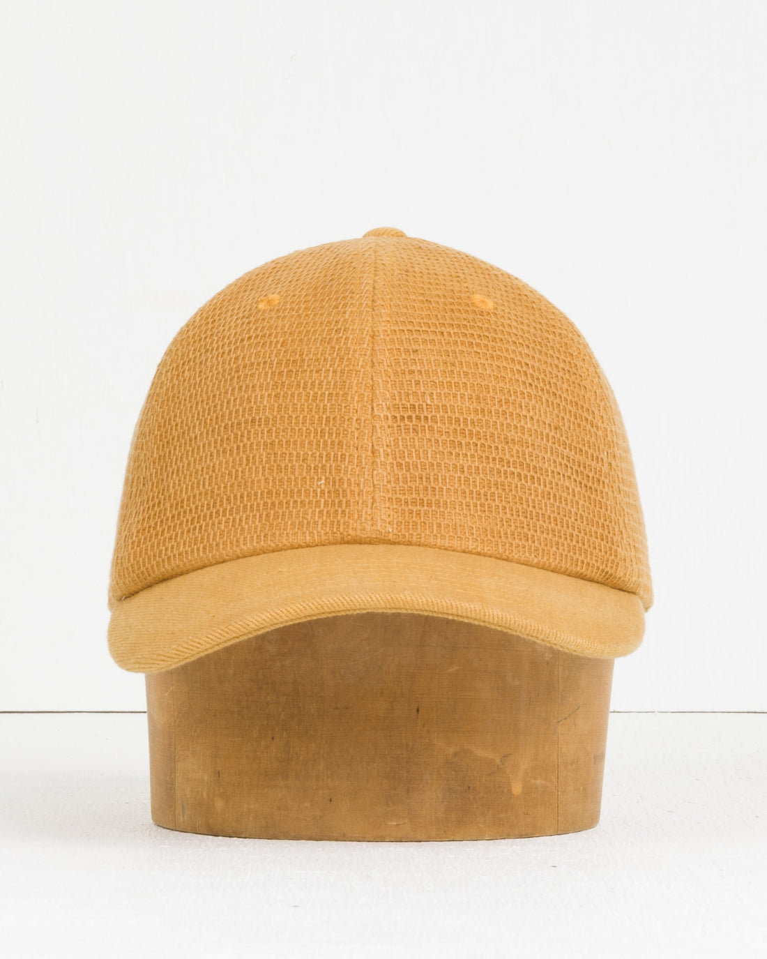 Cap in Mustard Honeycomb