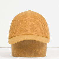 Cap in Mustard Honeycomb