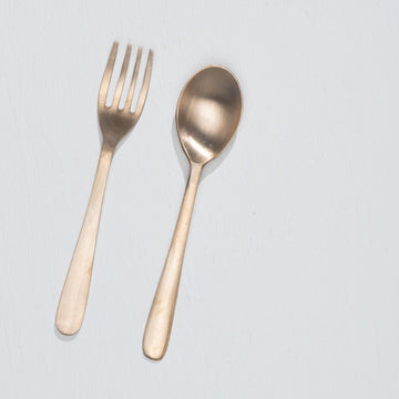 Kansa (Bronze) Spoon & Fork Set