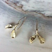 Dyad Earrings - Yellow Bronze