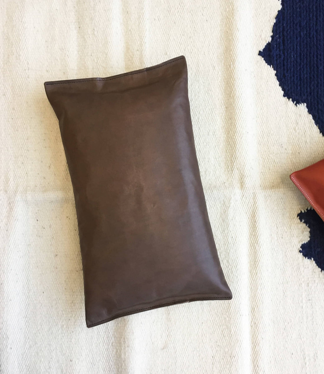 Leather Lumbar Pillow