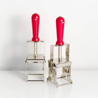 Self-Inking Rubber Stamp: Nickel + Red, Personalized