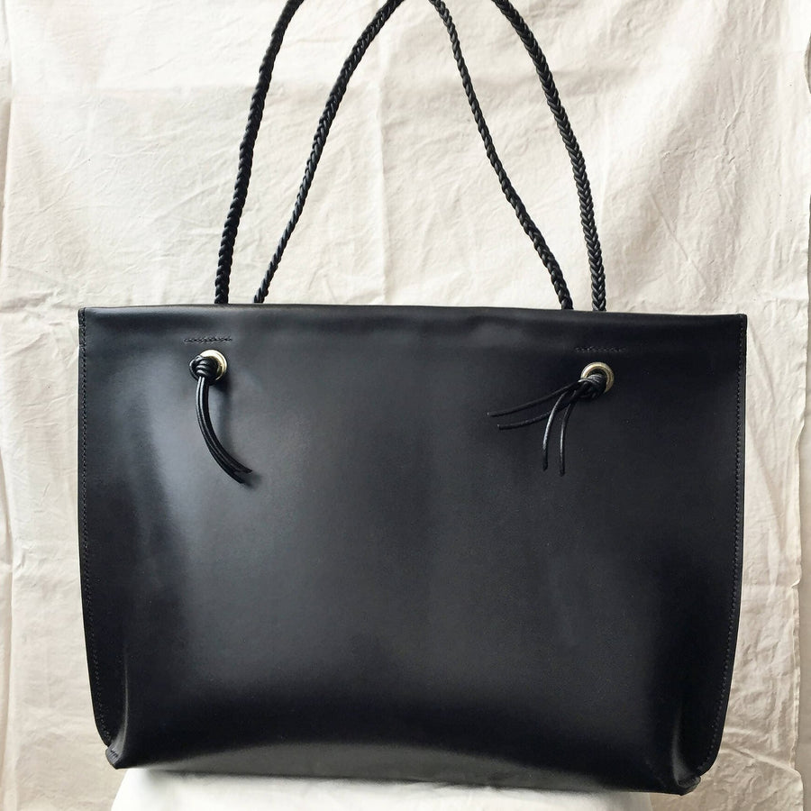 Keir Braided Tote Black