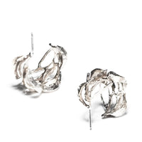 Banksia Hoop Earrings - Silver