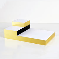 Classic Edged Pads: Metallic Gold, 3 sizes