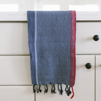 home and loft denim wash tribeca hand towel