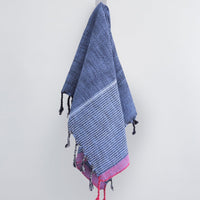 home and loft indigo tribeca hand towel