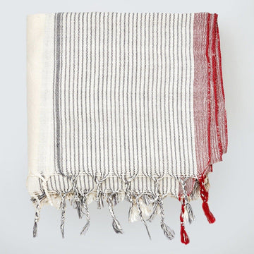 home and loft ivory cherry tribeca towel