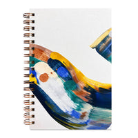 Hand-Painted Notebooks: Wave