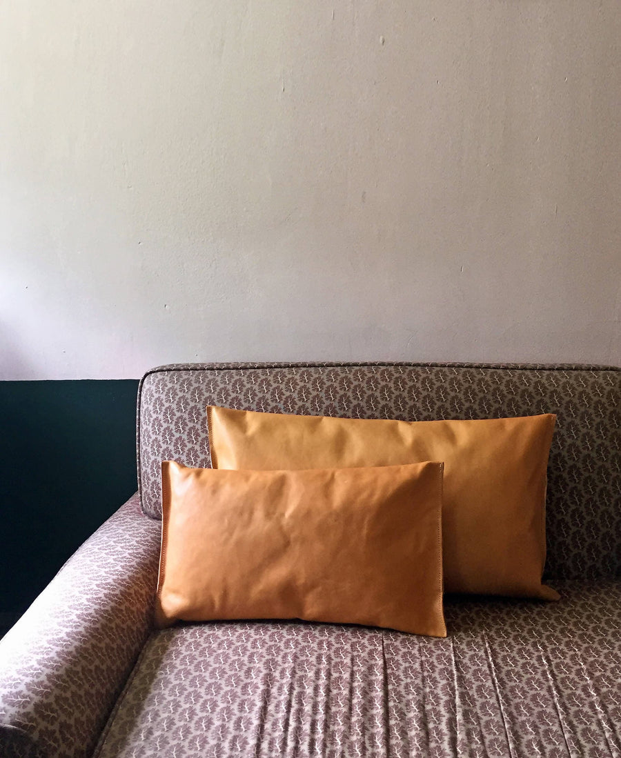 Leather Lumbar Pillow