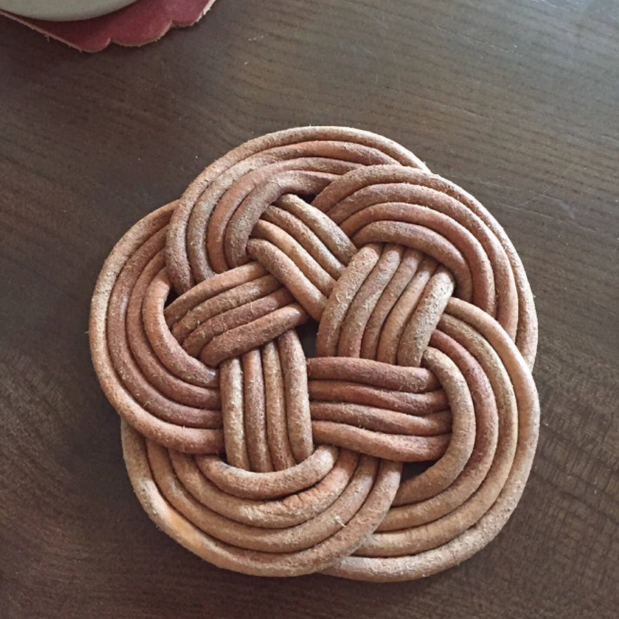 Leather Knot Trivet