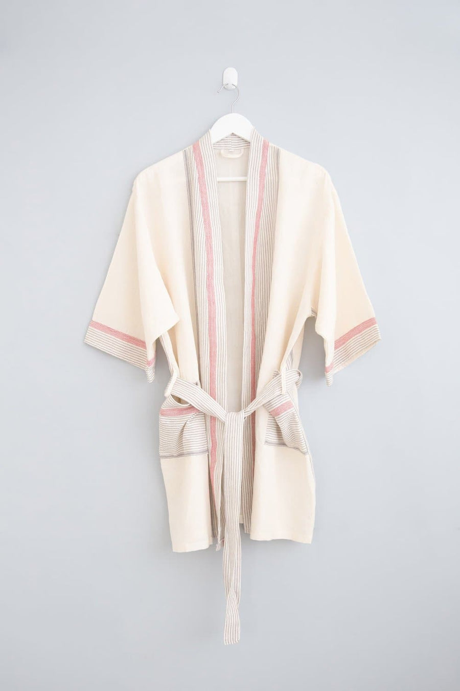 Ivory Cherry Tribeca Short Bathrobe