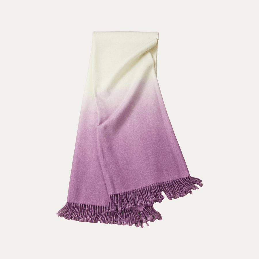 Dip-Dyed Throw