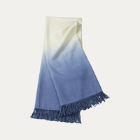 Dip-Dyed Throw