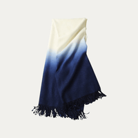 Dip-Dyed Throw