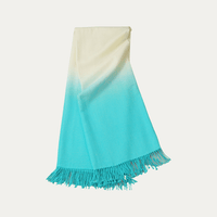 Dip-Dyed Throw