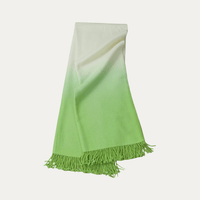 Dip-Dyed Throw