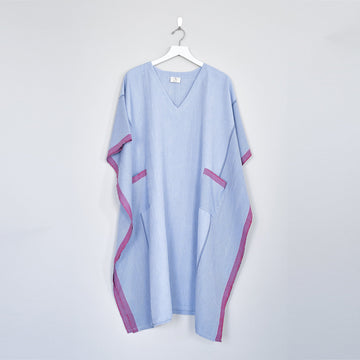 Denim Wash Tribeca V-Neck Kaftan