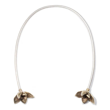 Bloom Neck Cuff - Brass