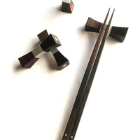 Aluminum and Ebony Chopsticks